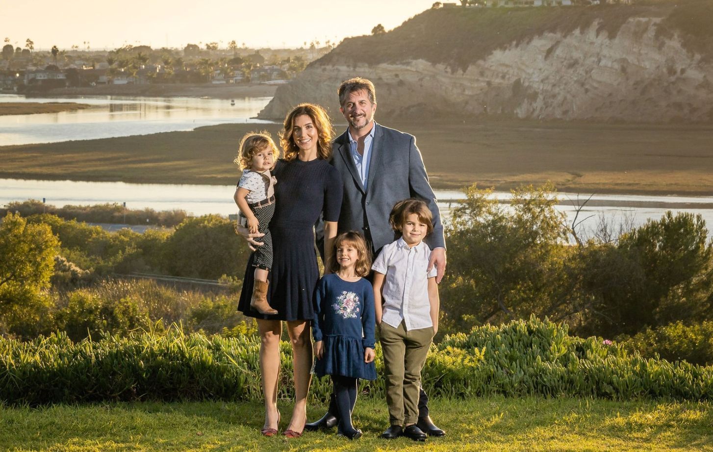 Brad Schumacher with his family