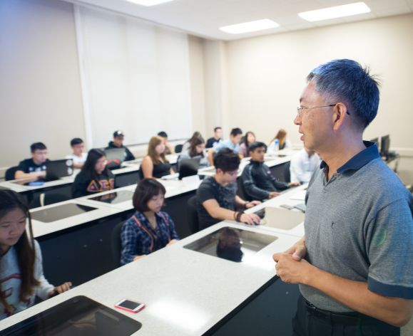 professor in class
