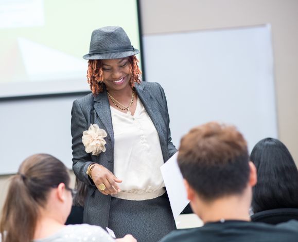 professor in class
