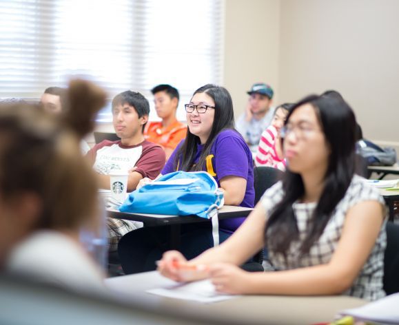 students in class