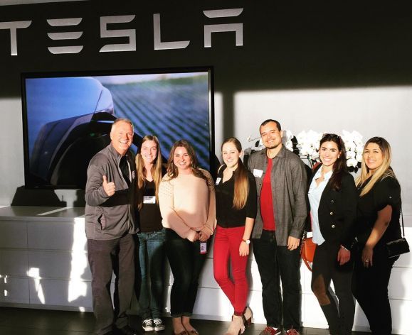 MHRSA students visit Tesla